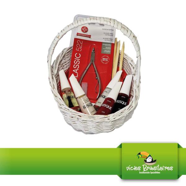 Geschenkkorb "Unhas cores para final de ano"